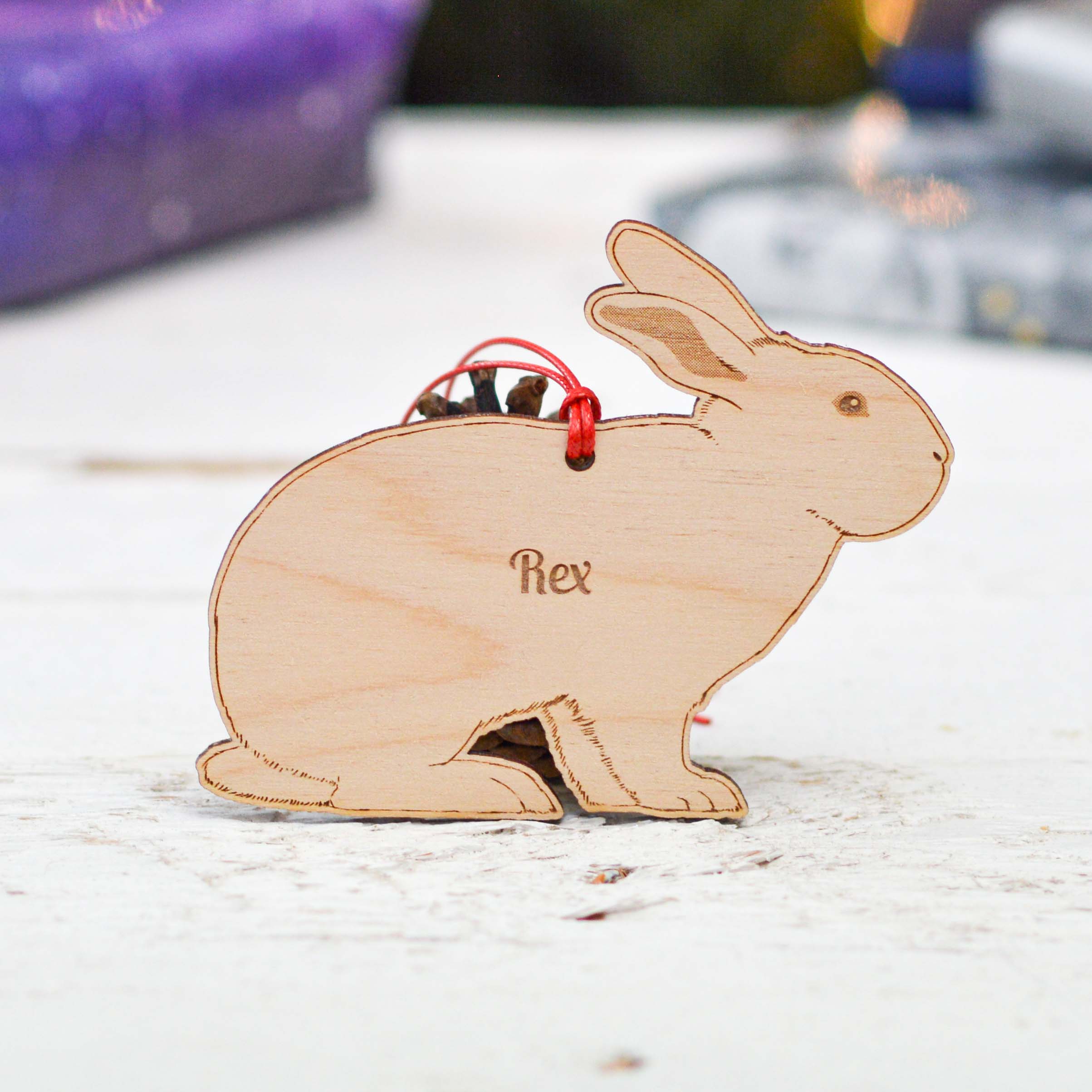 Rex Rabbit Poster Personalised Rex Rabbit Decoration - The Crafty Giraffe