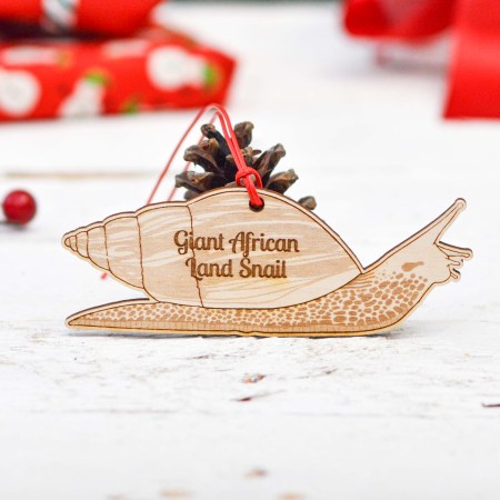 Personalised Giant African Land Snail Decoration