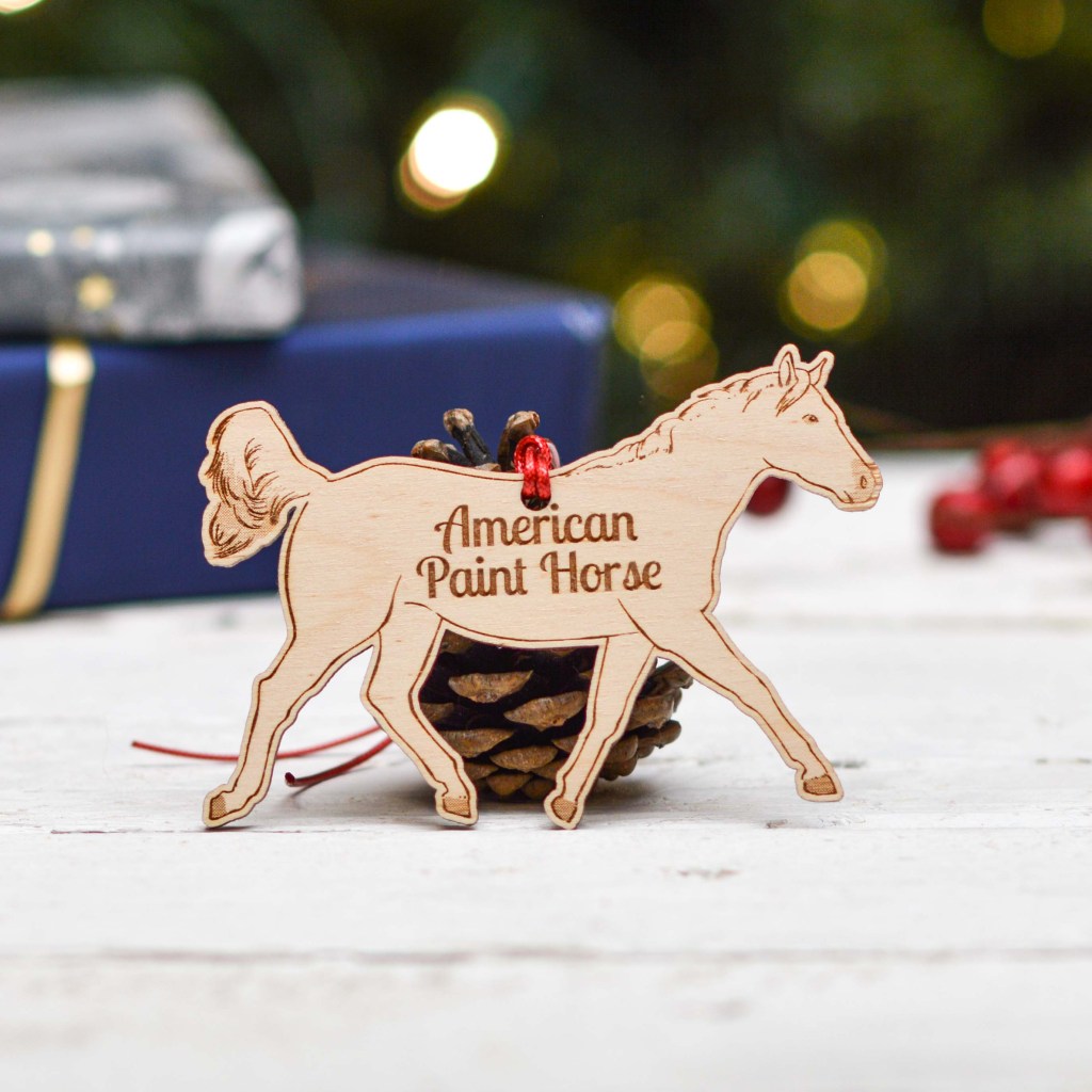 Personalised American Paint Horse Decoration