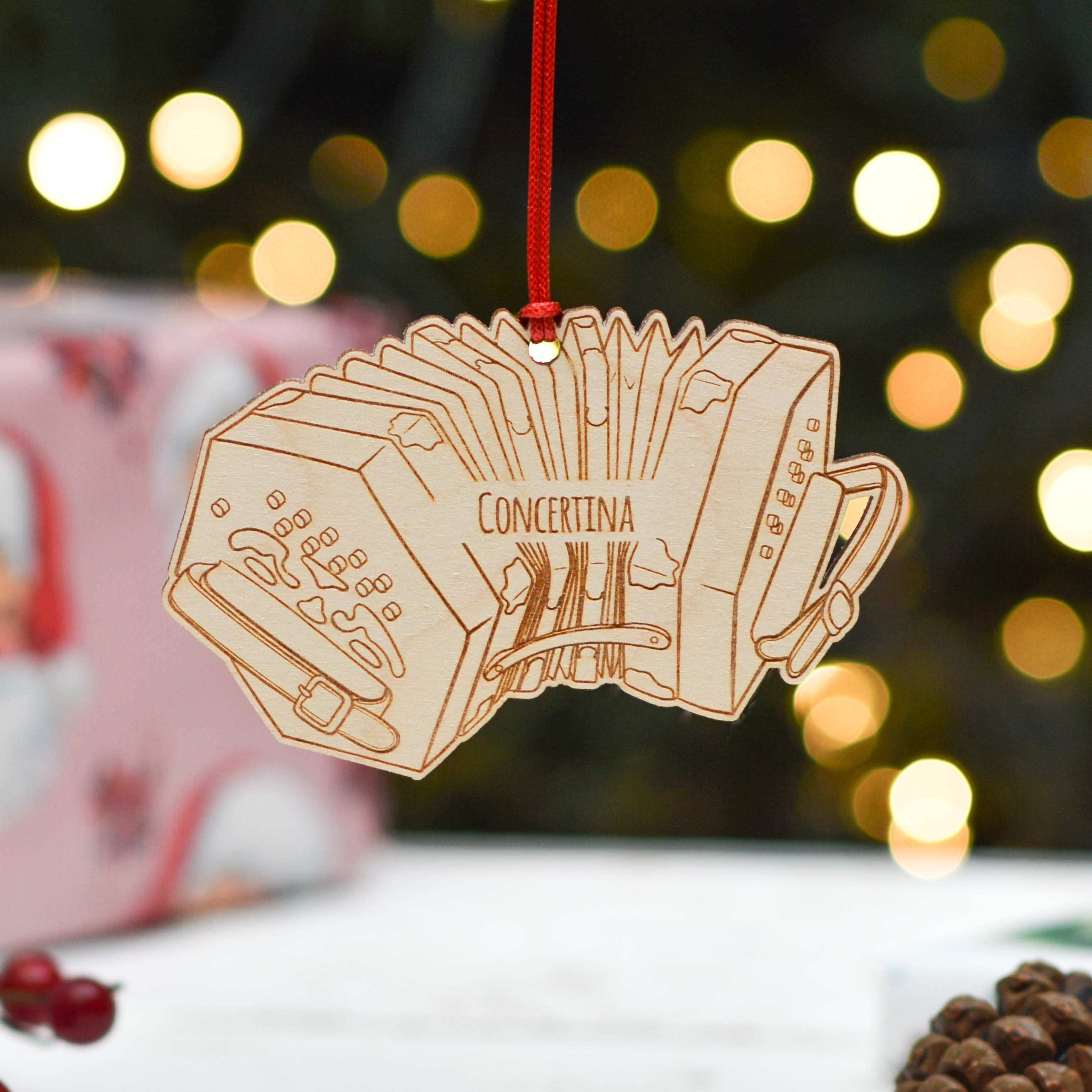 Personalised Concertina Decoration