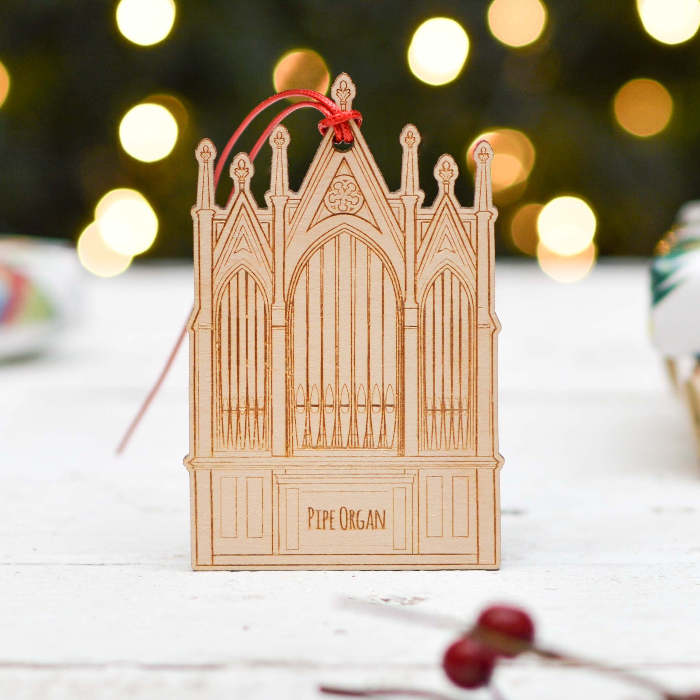 Personalised Pipe Organ Decoration