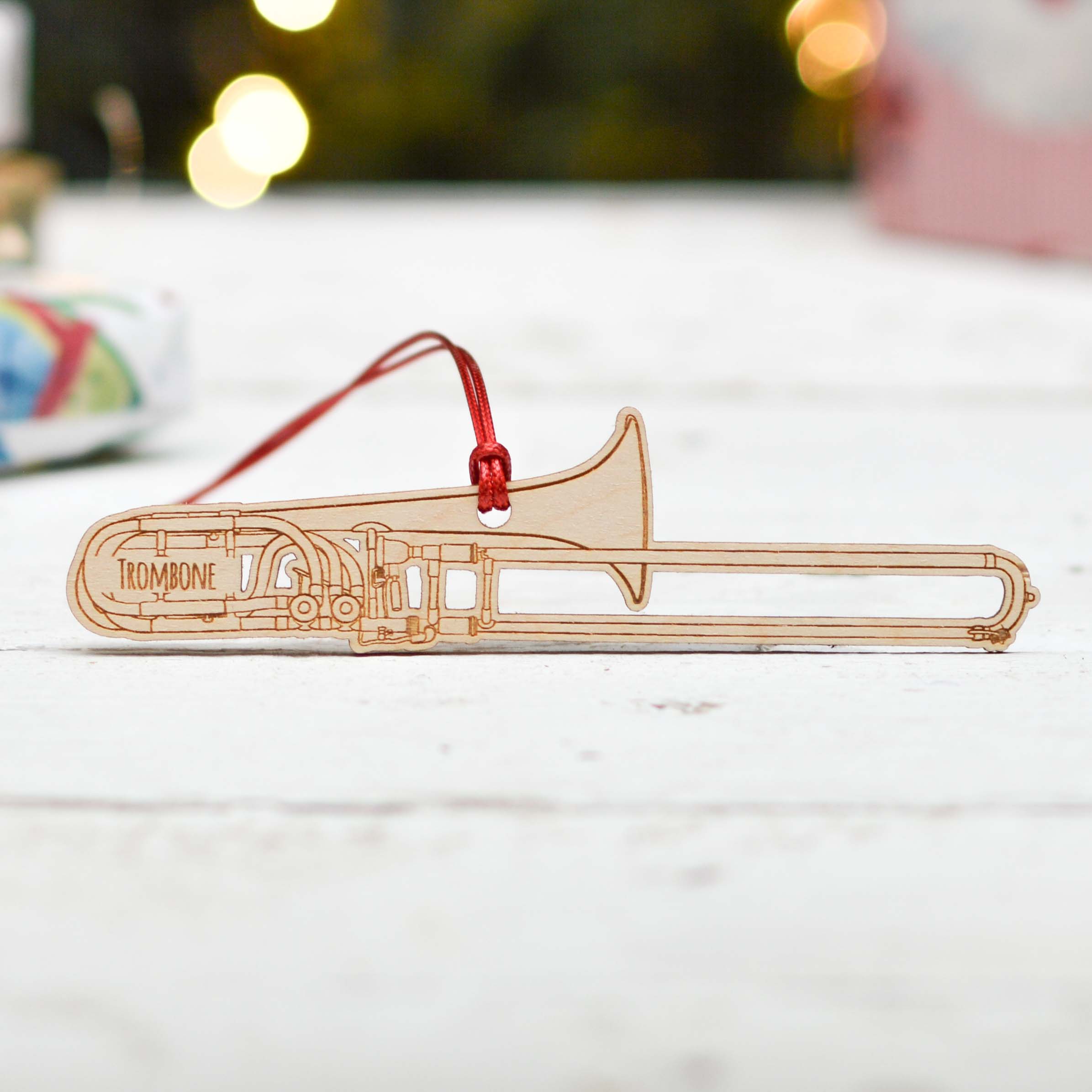 Personalised Trombone Decoration