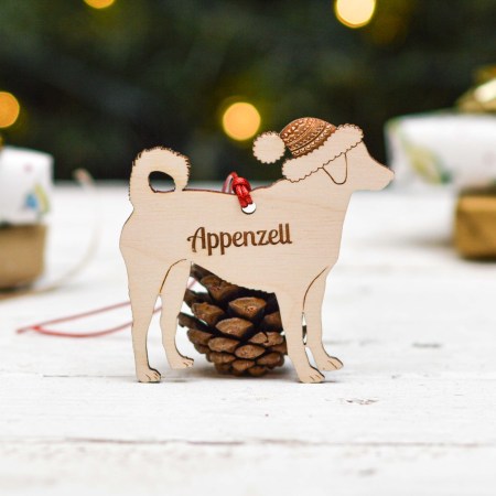 Personalised Appenzell Dog Decoration