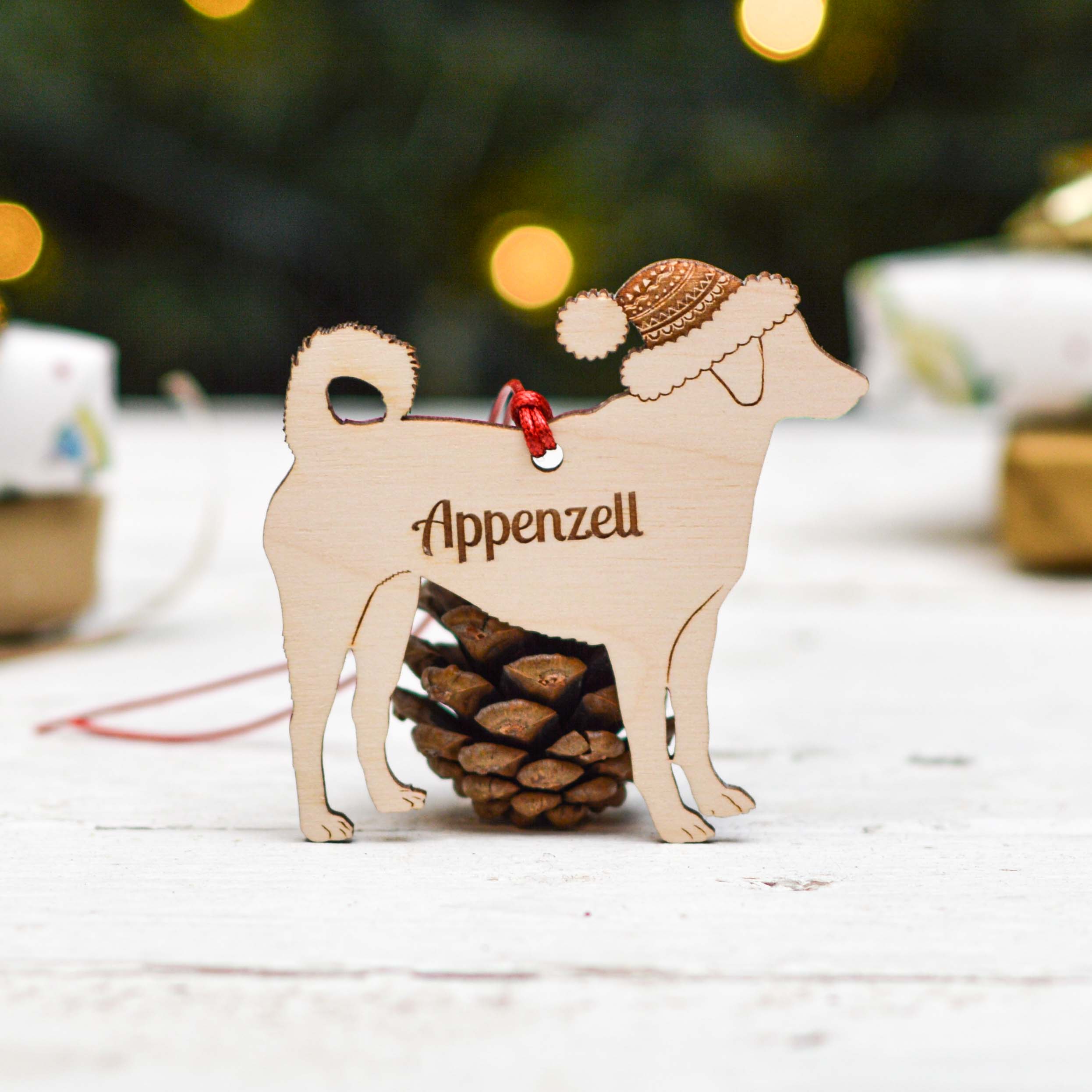 Personalised Appenzell Dog Decoration