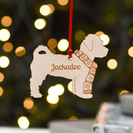 Personalised Jackadoo Dog Decoration