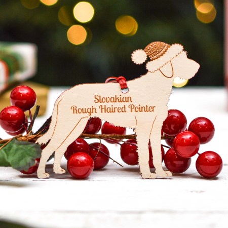 Personalised Slovakian Rough Haired Pointer Dog Decoration