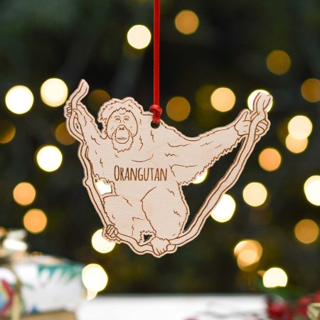 Personalised Orangutan Decoration