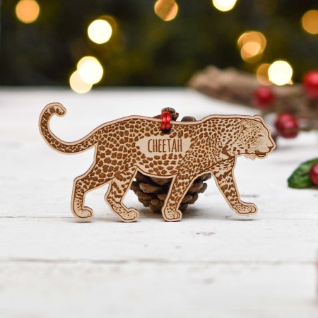Personalised Cheetah Decoration