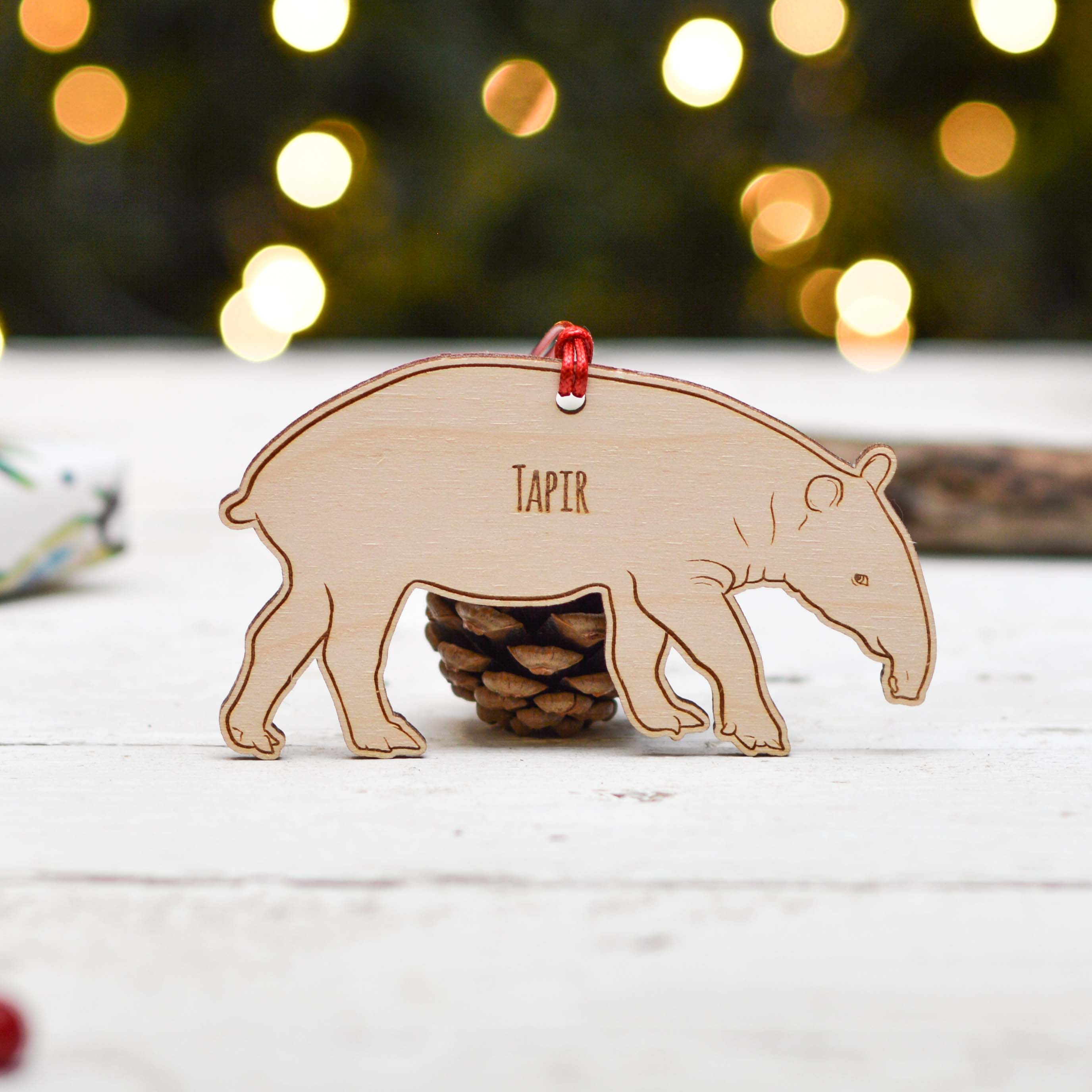 Personalised Tapir Decoration