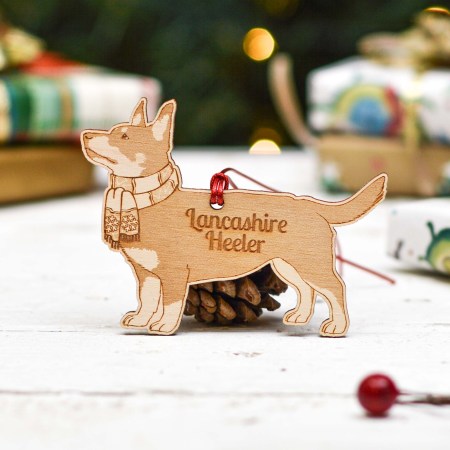 Personalised Lancashire Heeler Dog Decoration