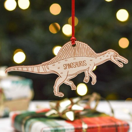 Personalised Spinosaurus Dinosaur Decoration