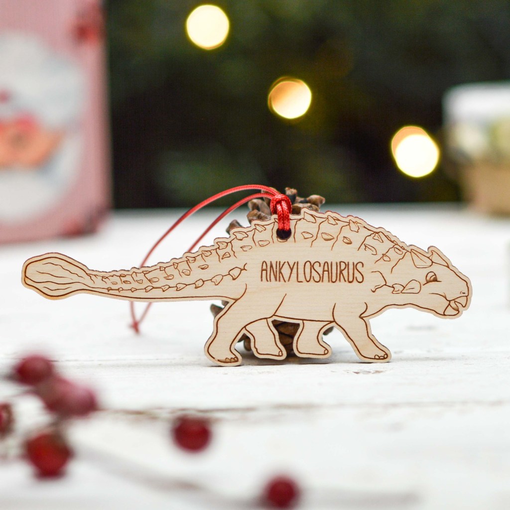 Personalised Ankylosaurus Dinosaur Decoration
