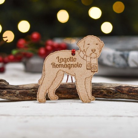 Personalised Lagotto Romagnolo Dog Decoration - Detailed