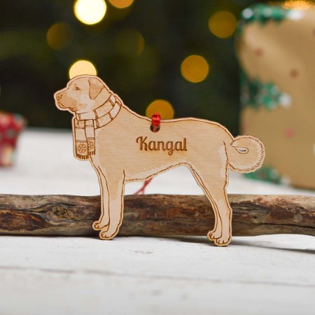 Personalised Kangal Dog Decoration - Detailed