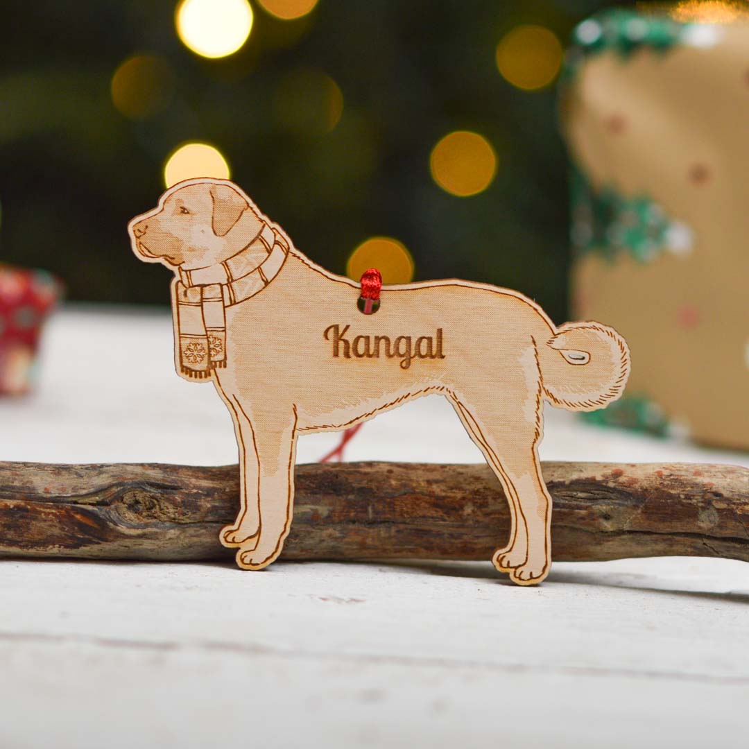 Personalised Kangal Dog Decoration - Detailed