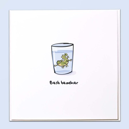 Best Teacher Card