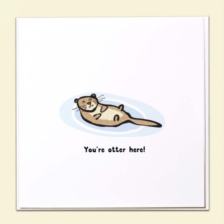 You're otter here! Card