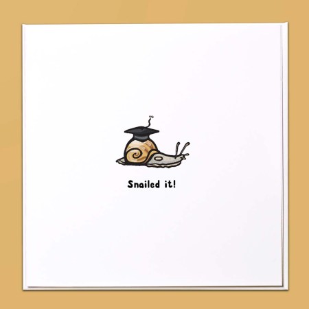 Snailed it! Card