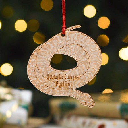 Personalised Jungle Carpet Python Decoration