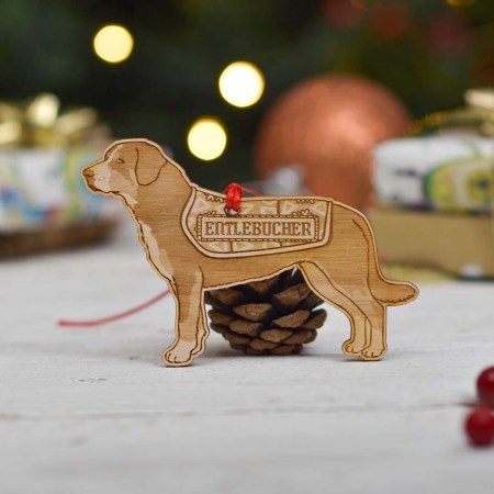 Personalised Entlebucher Mountain Dog Decoration - Detailed