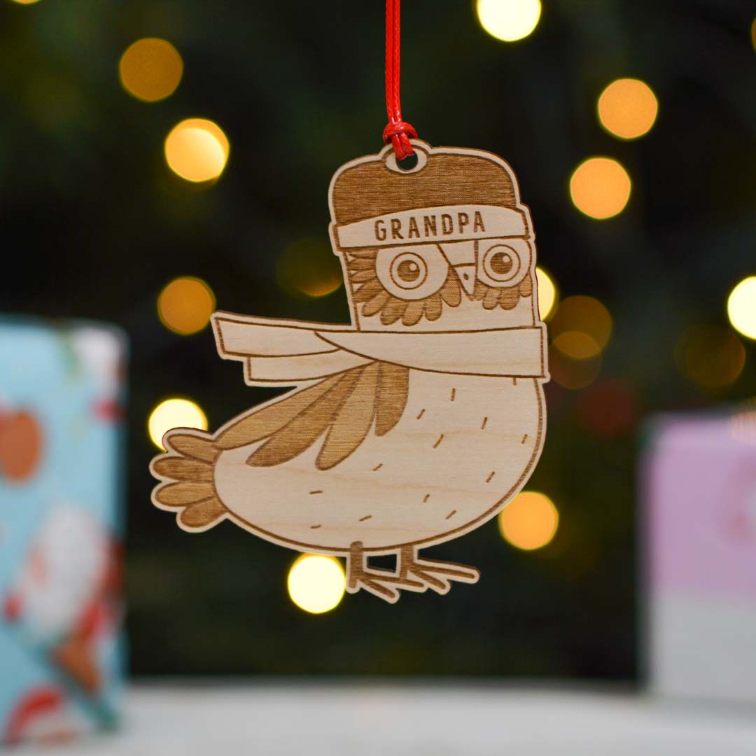 Personalised Owl - Male Decoration