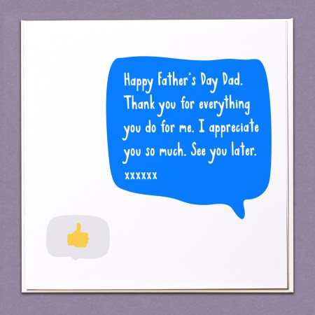 Thumbs up Fathers Day Card