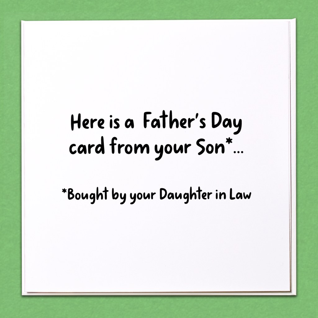Here is a Fathers Day Card