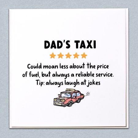 Dads Taxis Fathers Day Card