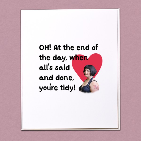 You're tidy Card