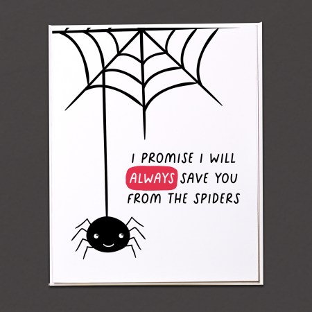 Save you from the spiders Card