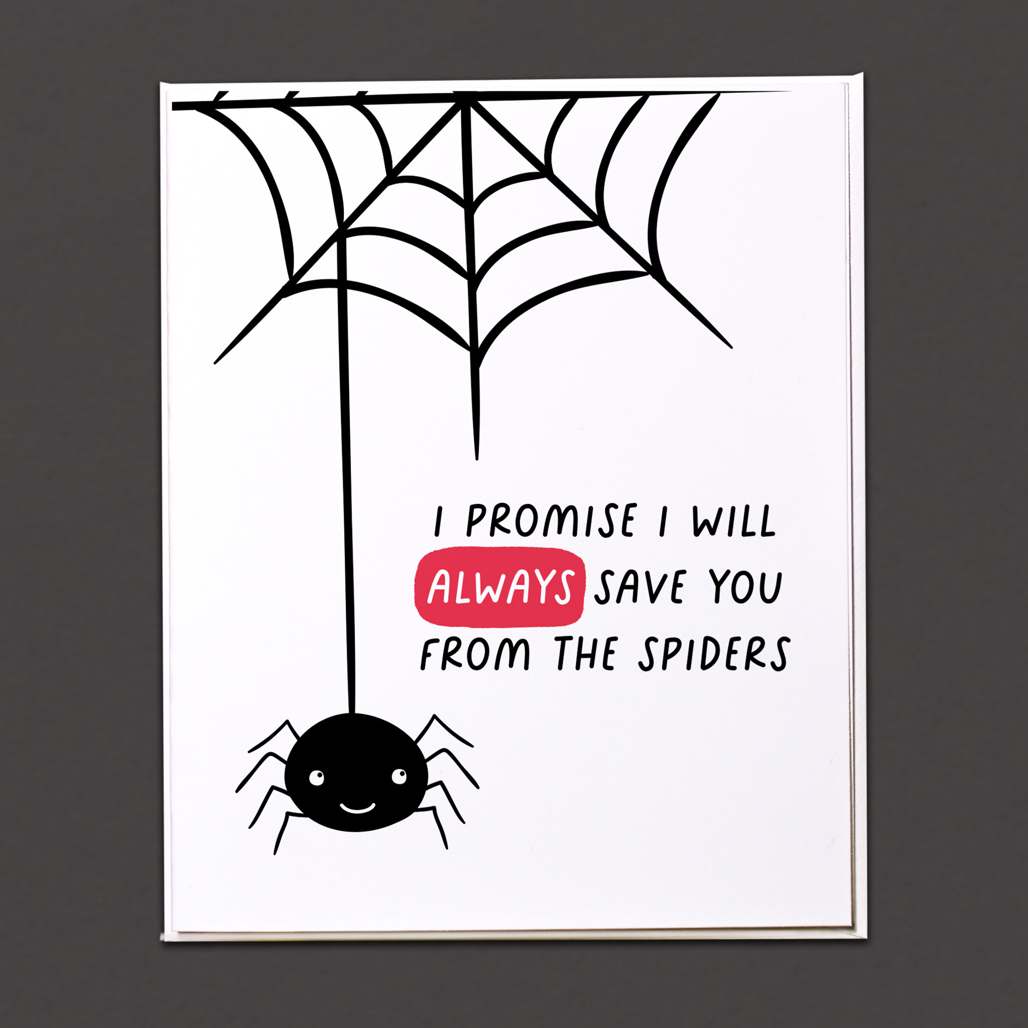 Save you from the spiders Card