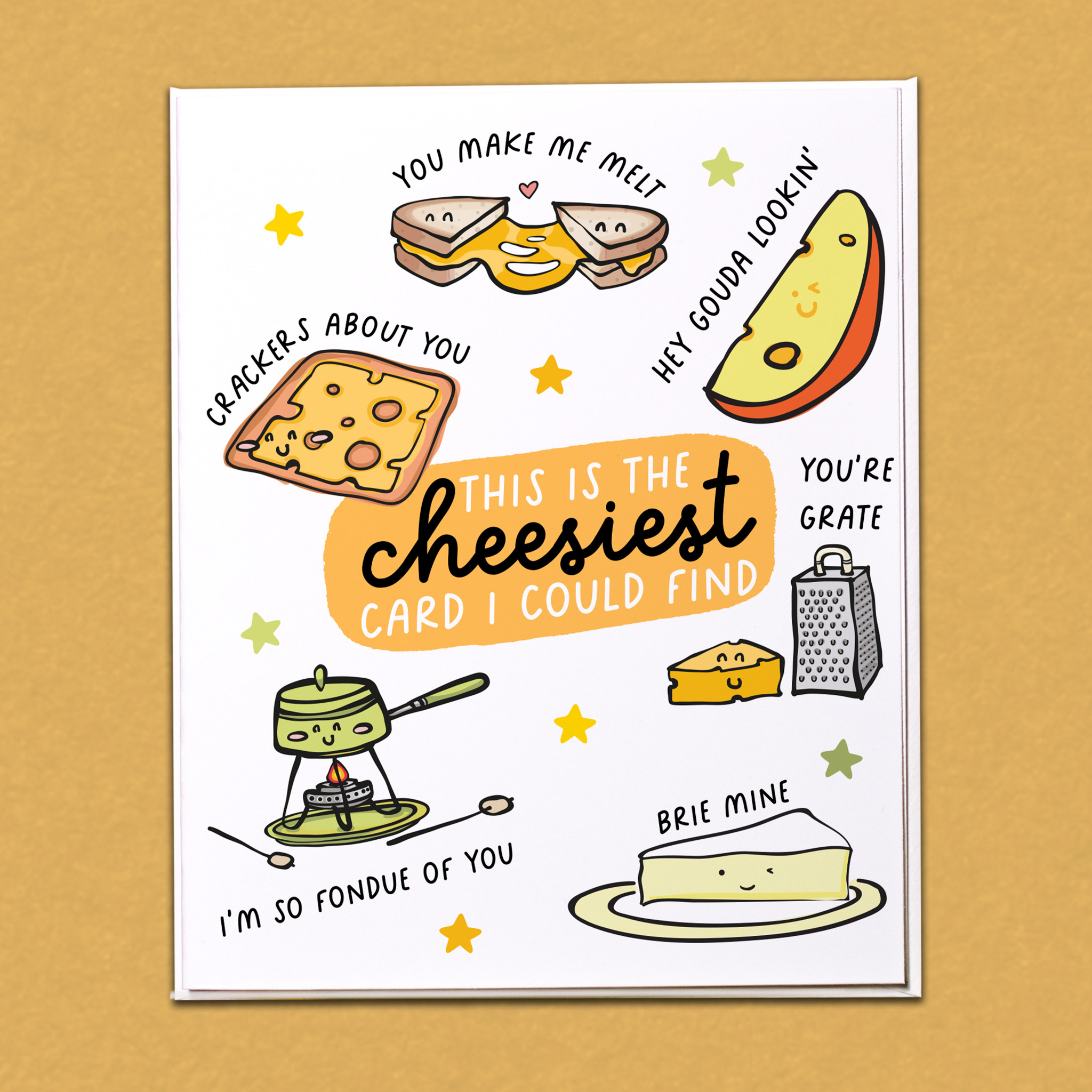 The cheesiest card I could find Card