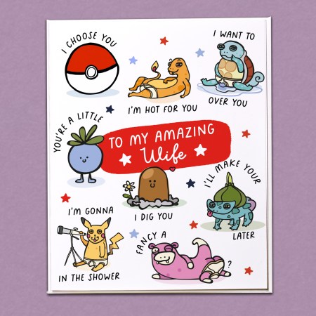 I choose you wife Card