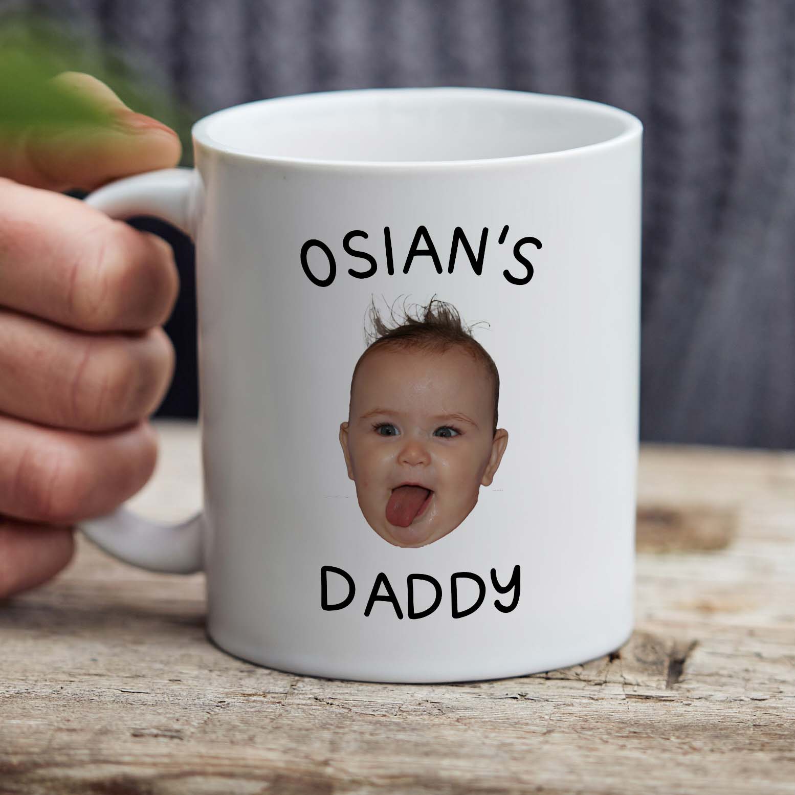 Personalised Photo Face Mug Dad
