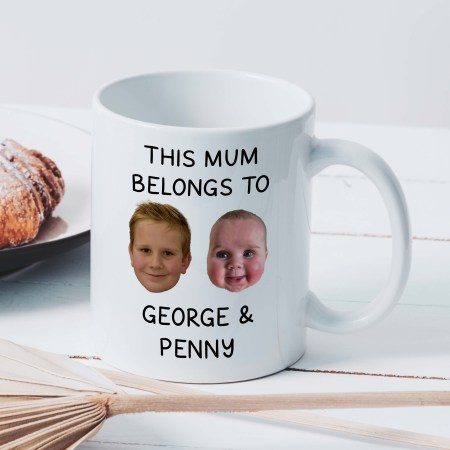 Personalised Photo Face Mug Belongs