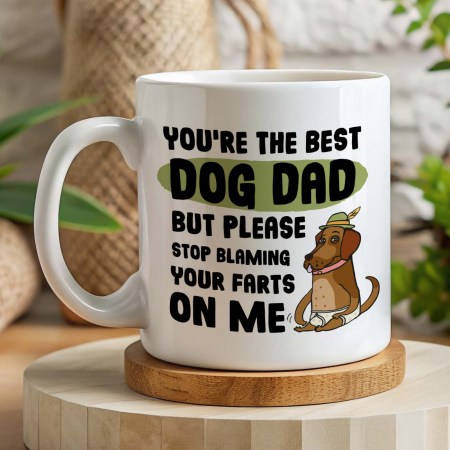 Stop blaming your farts on me Mug