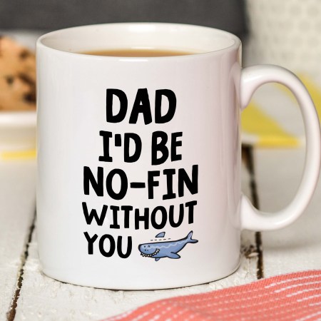 I'd be no-fin without you Mug