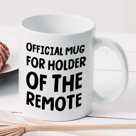 Holder of the remote Mug