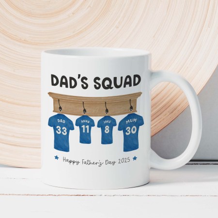 Personalised Football Team Shirt Mug