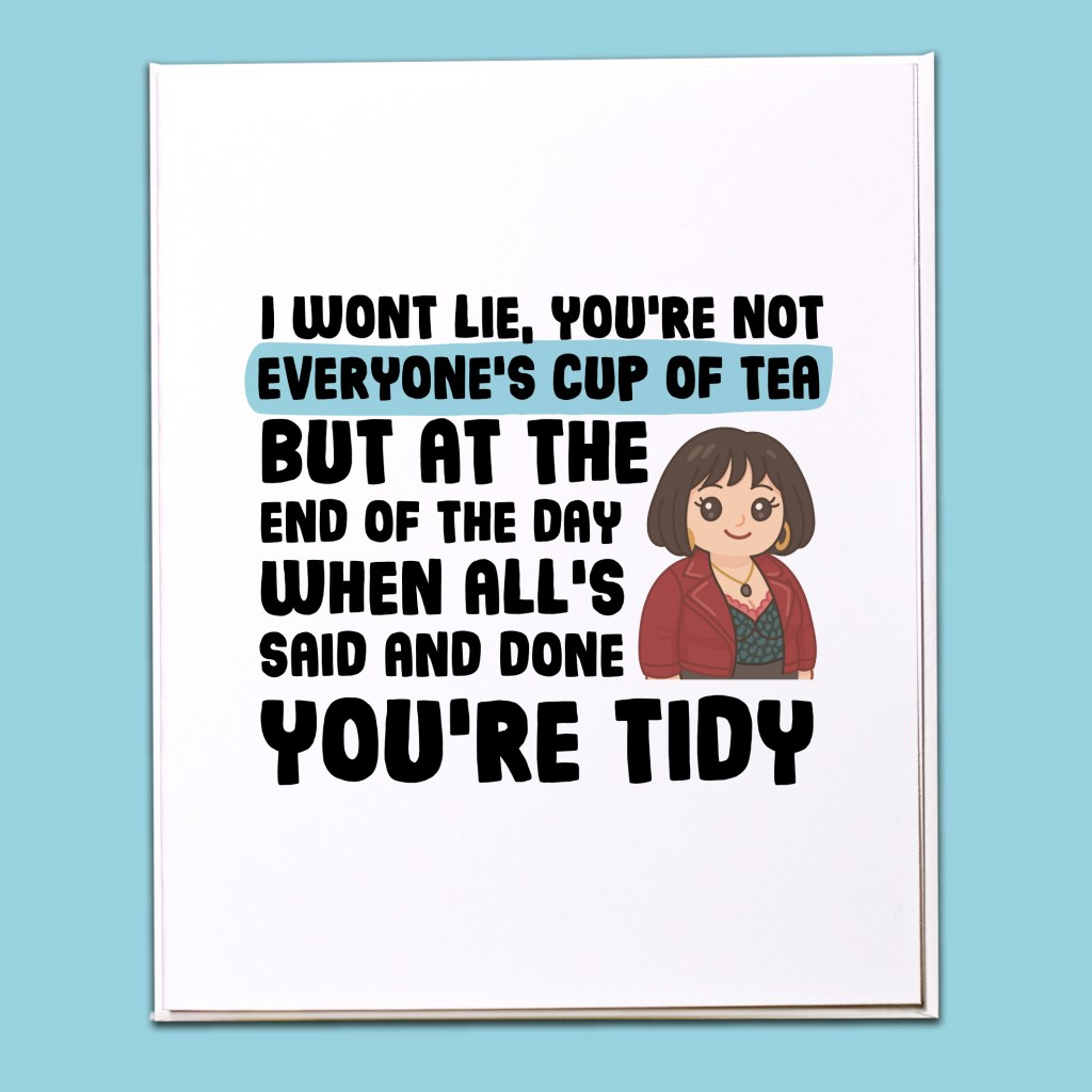 At the end of the day Card