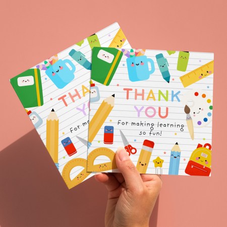 Thank you for making learning fun Card