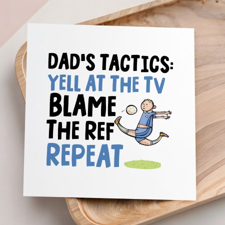 Dad's Tactics Card