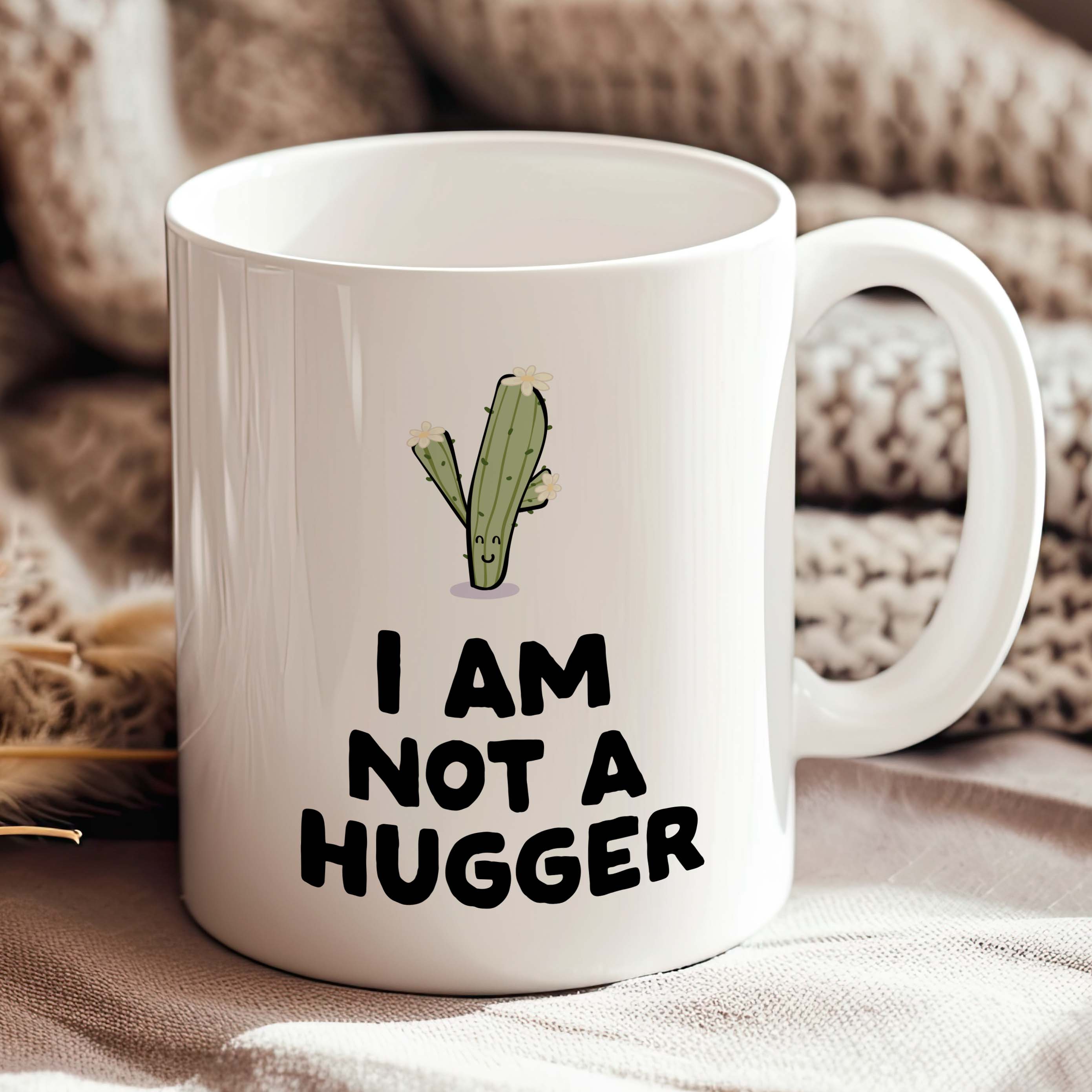 I am not a hugger Mug