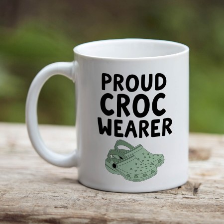 Proud Croc Wearer Green Mug
