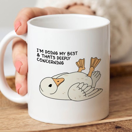 I'm doing my best & that's deeply concerning Mug