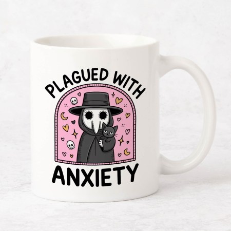 Plagued with Anxiety Mug