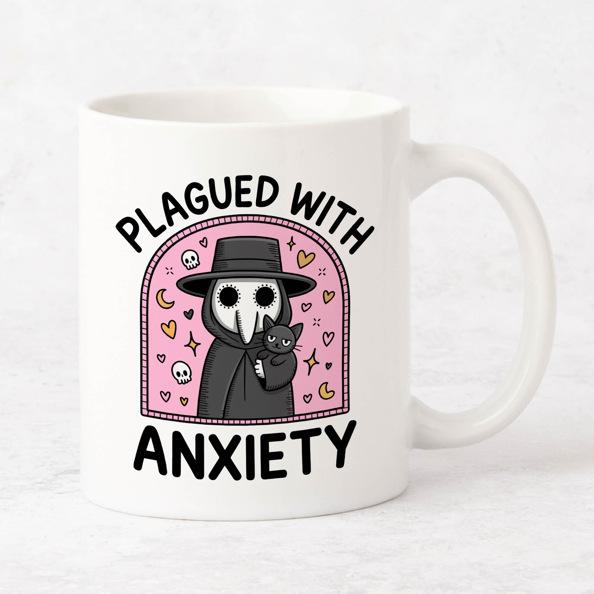 Plagued with Anxiety Mug