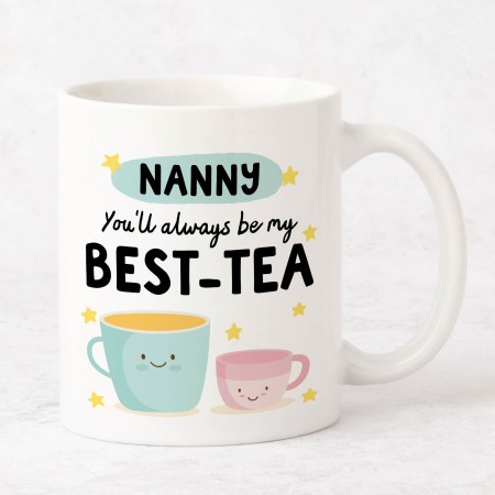 Personalised Nanny Best-Tea Mug