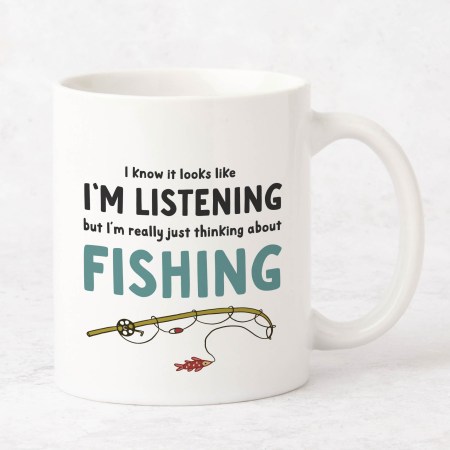 I'm Thinking About Fishing Mug