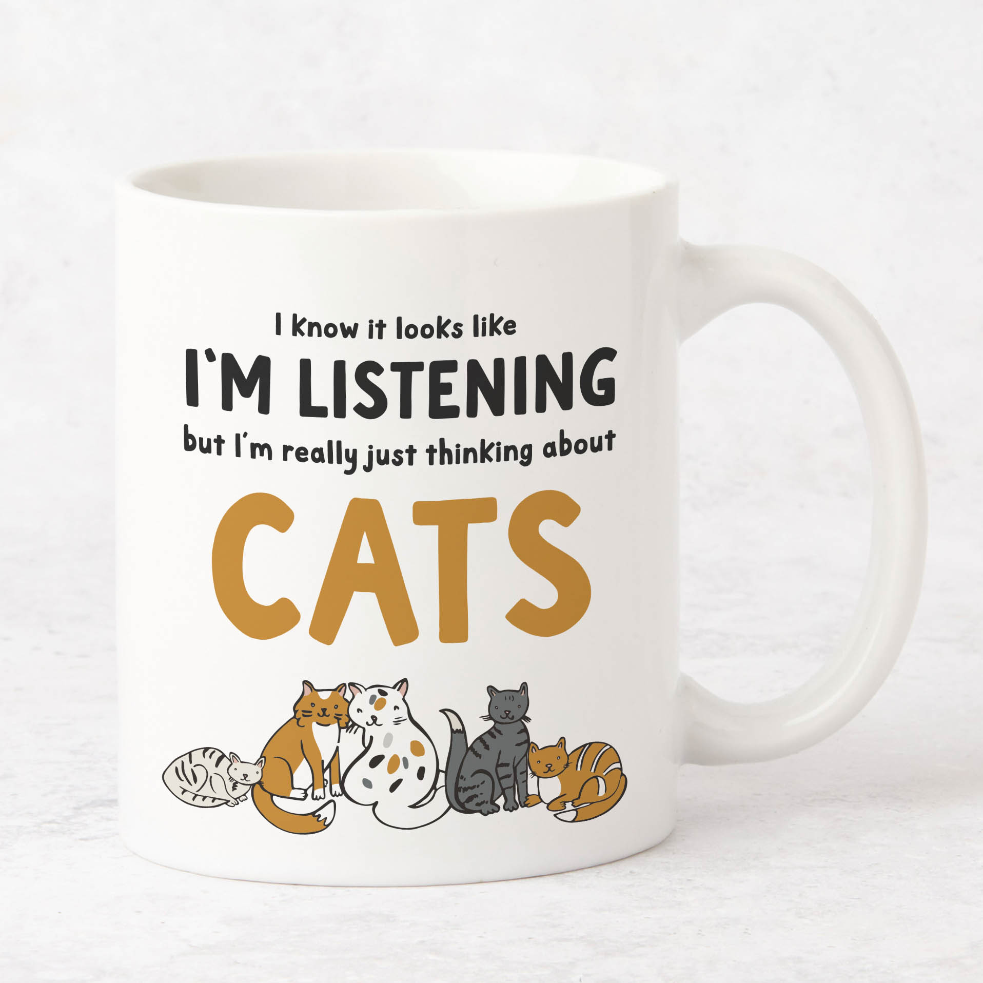 I'm Thinking About Cats Mug
